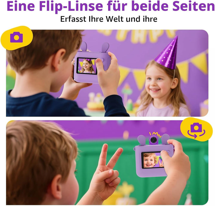 ORGSTA Kinderkamera Sofortbildkamera Digitalkameras Kinder Kameras Personalisierte Spielzeug Geschen