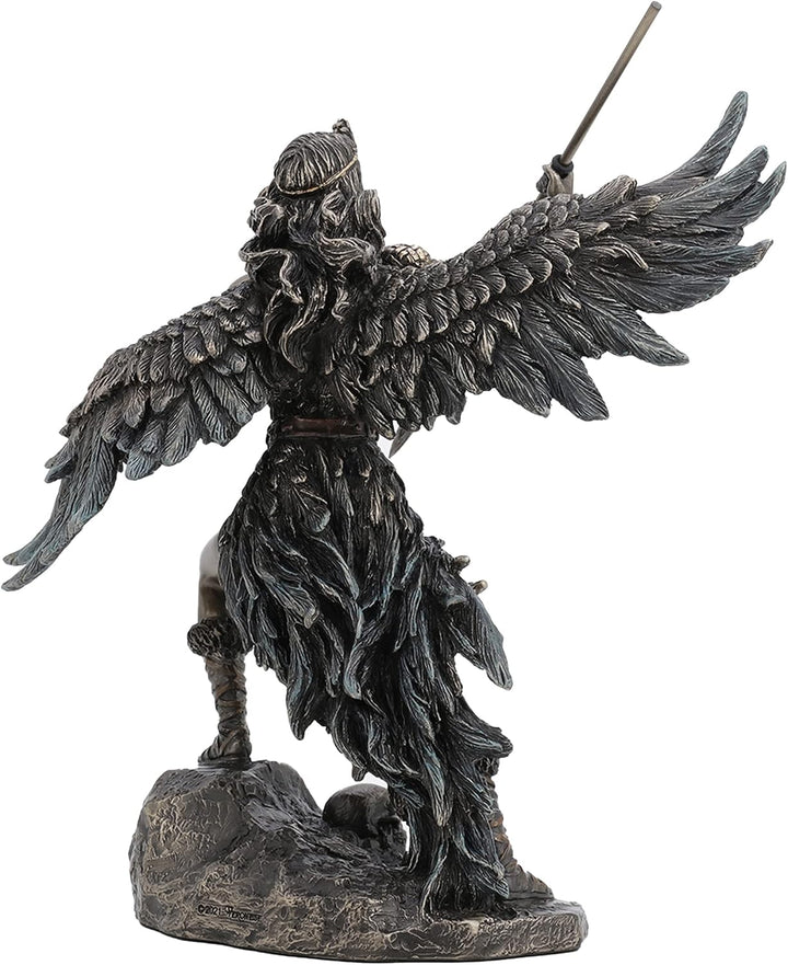 Veronese Design The Morrigan WU77827A4 Statue keltische Phantomkönigin, Göttin der Schlacht, Bronze-