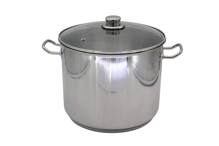 Krüger 72727 Jumbotopf 14 l, mit Glasdeckel Jumbotopf 14 Liter, Jumbotopf 14 Liter