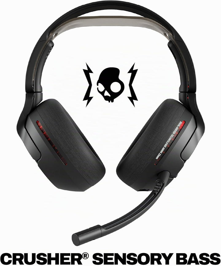 Skullcandy Crusher PLYR 720 Wireless Gaming Headset, Ultimate Immersion and Comfort, THX Spatial Aud