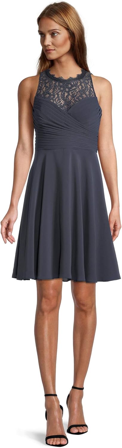 Vera Mont Damen Kleid, 40 Moss Grey