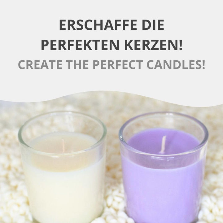 DistrEbution Rapswachs Kerawax 4170 für Behälterkerzen 10kg Kerzenwachs zu giessen