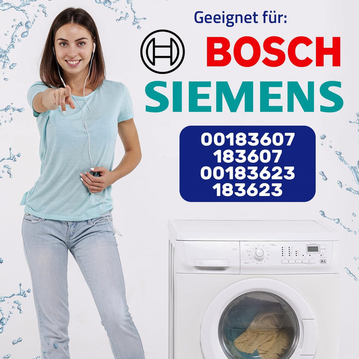 Waschmaschine Griff 90 x 69 mm mit dem Originalcode 00183607 183607 00183623 183623 für Bosch für Ba
