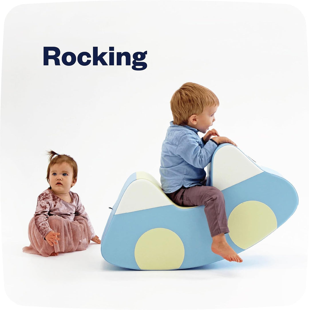 IGLU SOFT PLAY Schaukelpferd Kinder Schaukeltier Baby Schaukelspielzeug Spielzeug (Pastel), Pastel