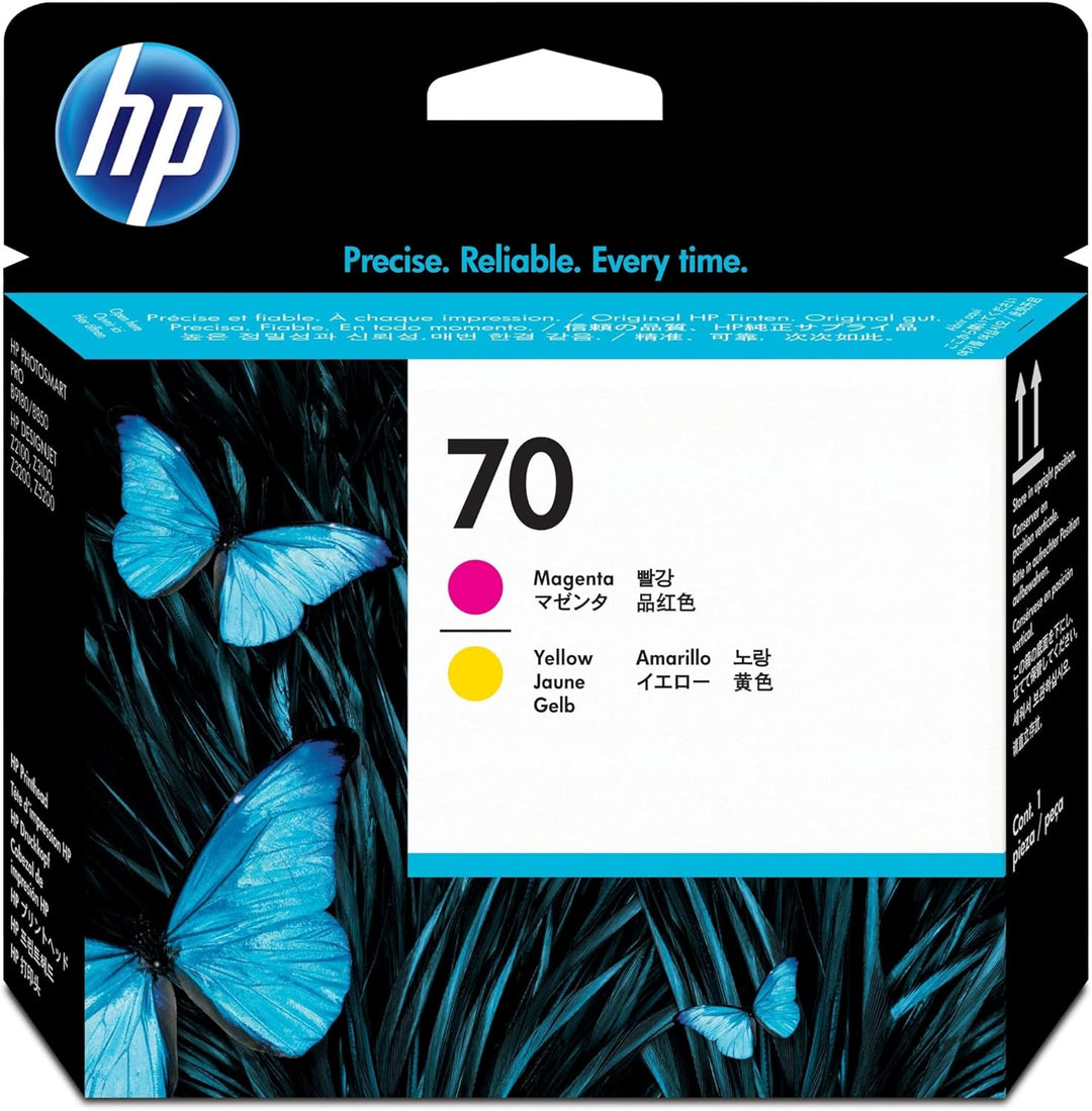 HP 70 (C9406A) Original Druckkopf für DesignJet, Magenta/Gelb Magenta/Giallo, Magenta/Giallo