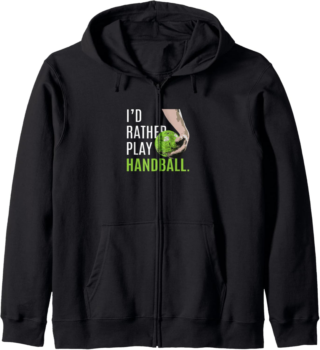 Lieber Handball spielen Sport Lustiges Zitat Kapuzenjacke