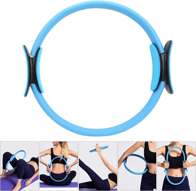 Leapiture Home Fitness Yoga Ring Gym Übung Bodybuilding Pilates Circle Widerstandsring für Bodybuild