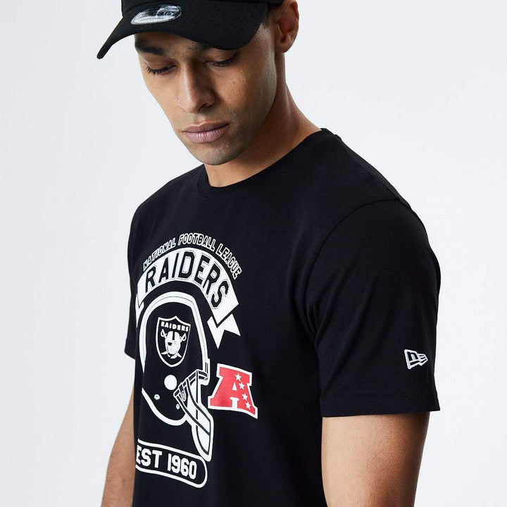 New Era T-Shirt NFL Oakland Raiders M Schwarz, M Schwarz