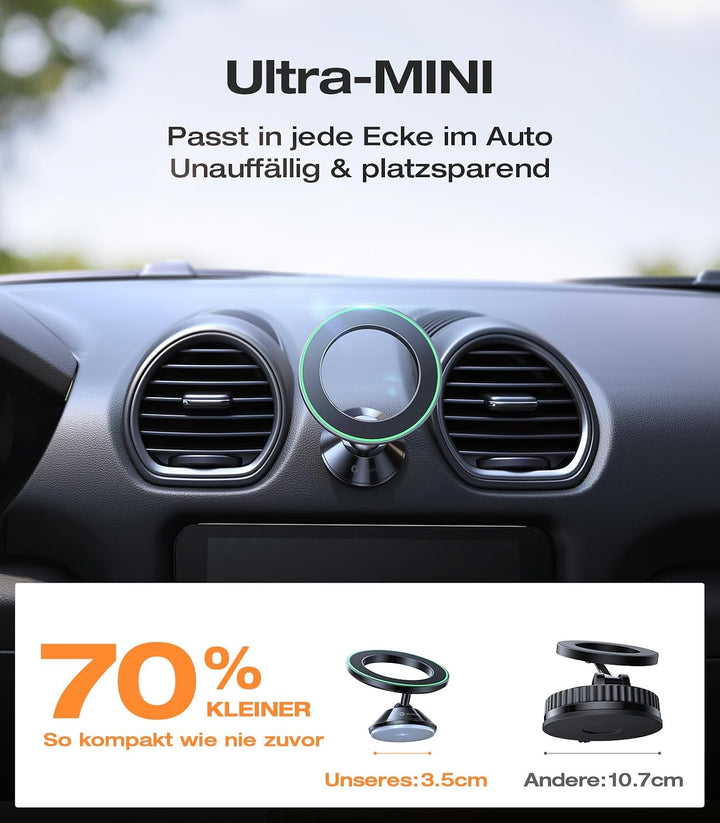 VICSEED Handyhalterung Auto Magnet[20xN55 Stärkste Magnete] Kompatibel mit MagSafe Autohalterung ,Ma