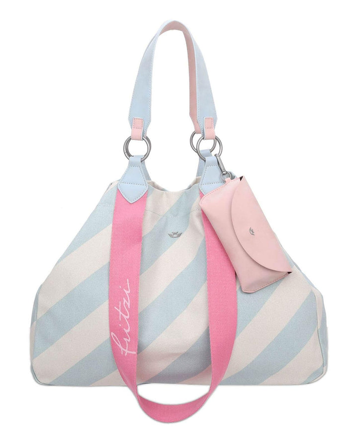 Fritzi Izzy Ice Canvas Shopper Handtasche Henkeltasche Schultertasche Pool Party