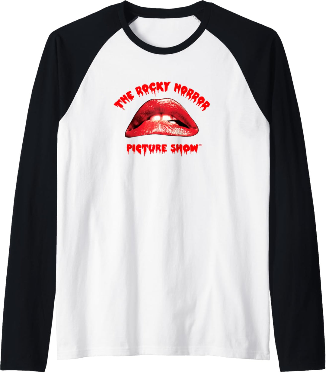 The Rocky Horror Picture Show Lips Raglan