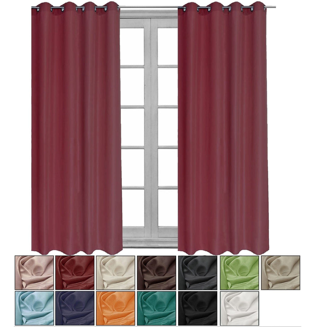 Cleanlevel EST 2016 Verdunklungsvorhang mit Ösen 140cm x 245cm Vorhang Blickdicht Thermo Gardine Wär