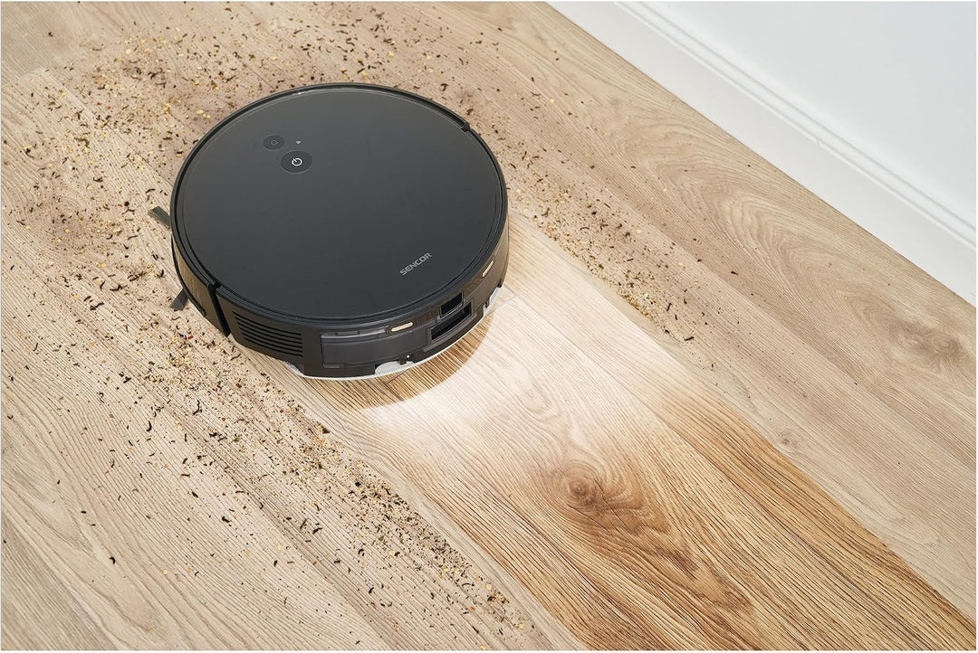 SENCOR Staubsauger-Roboter und Wischroboter SRV 6450BK - Ultra-Stark mit 3000Pa, Nass-/Trockenreinig