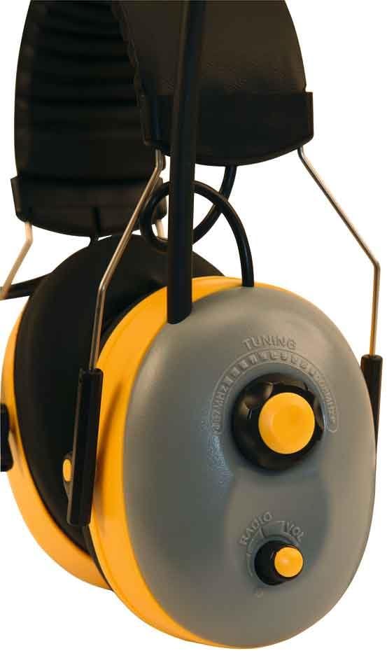Kerbl 34725 Gehörschutz mit FM-Radio, Gelb