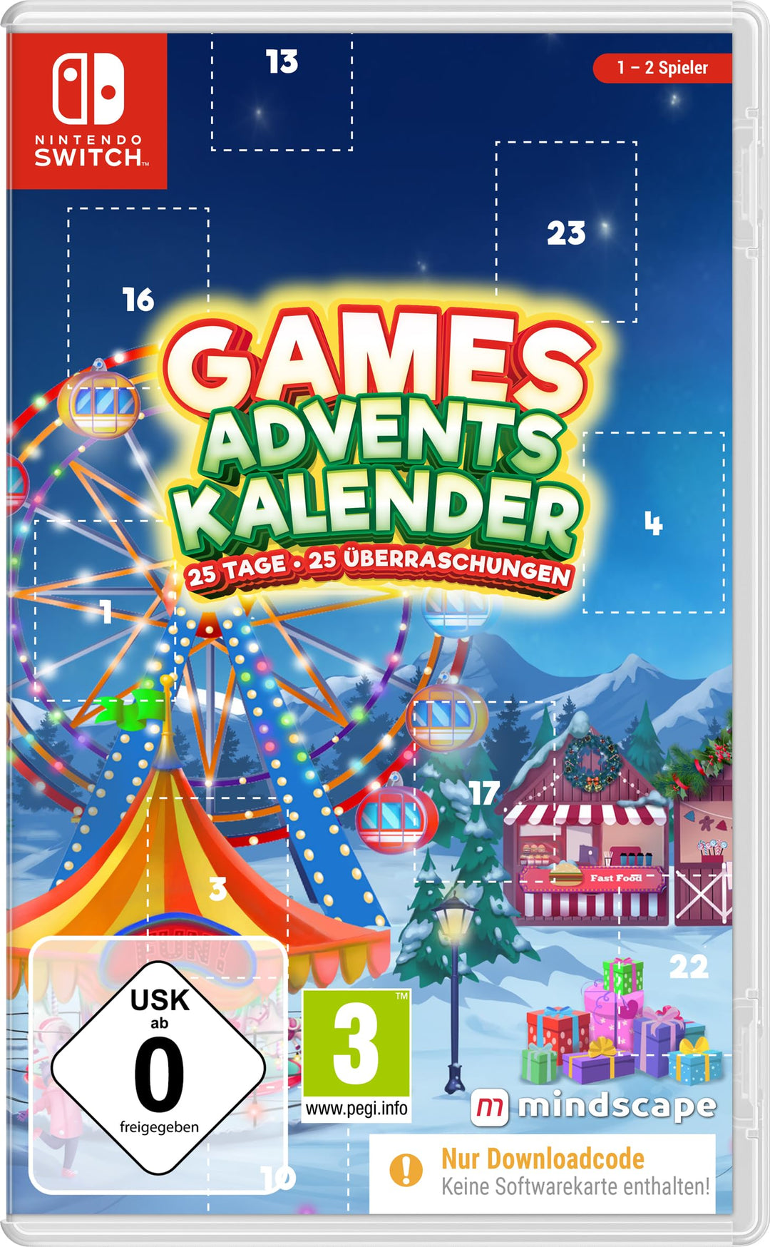 Games Adventskalender 2023 (Code in a Box) (Switch)