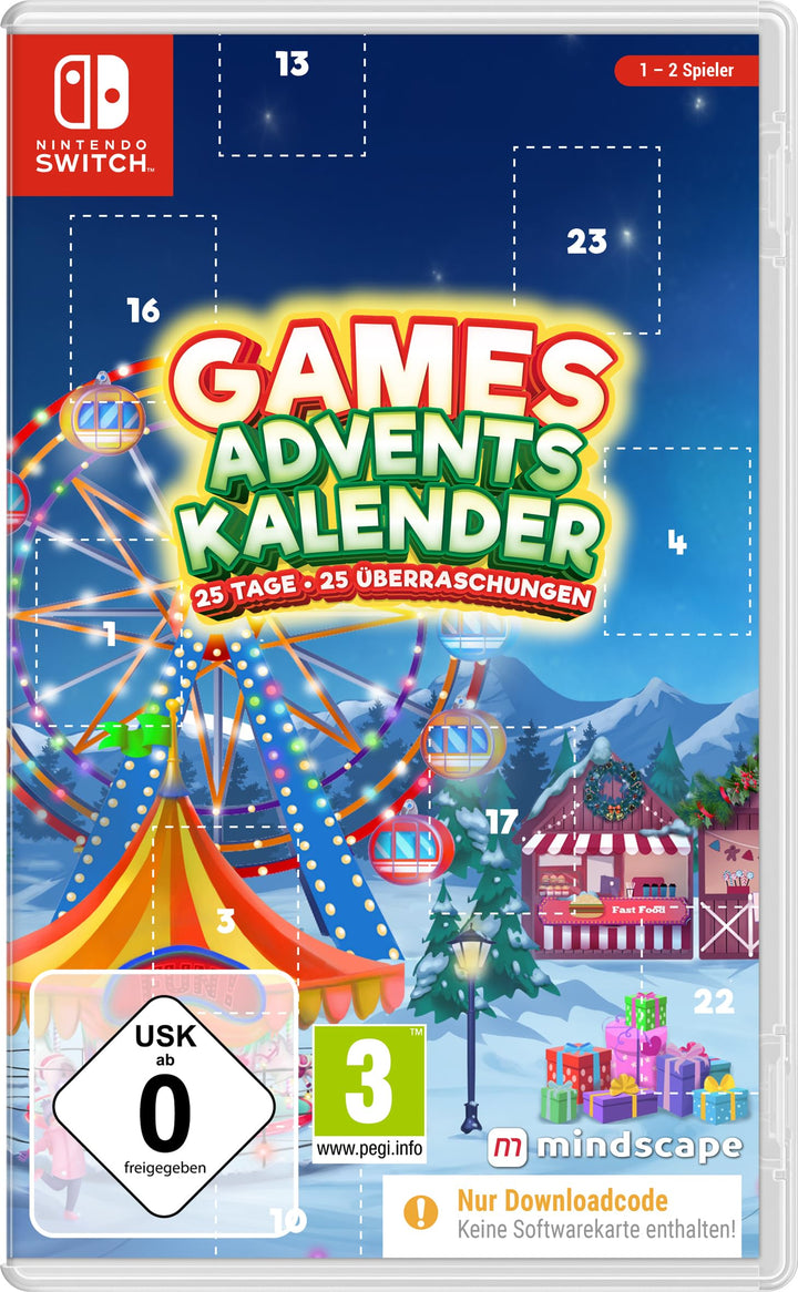 Games Adventskalender 2023 (Code in a Box) (Switch)