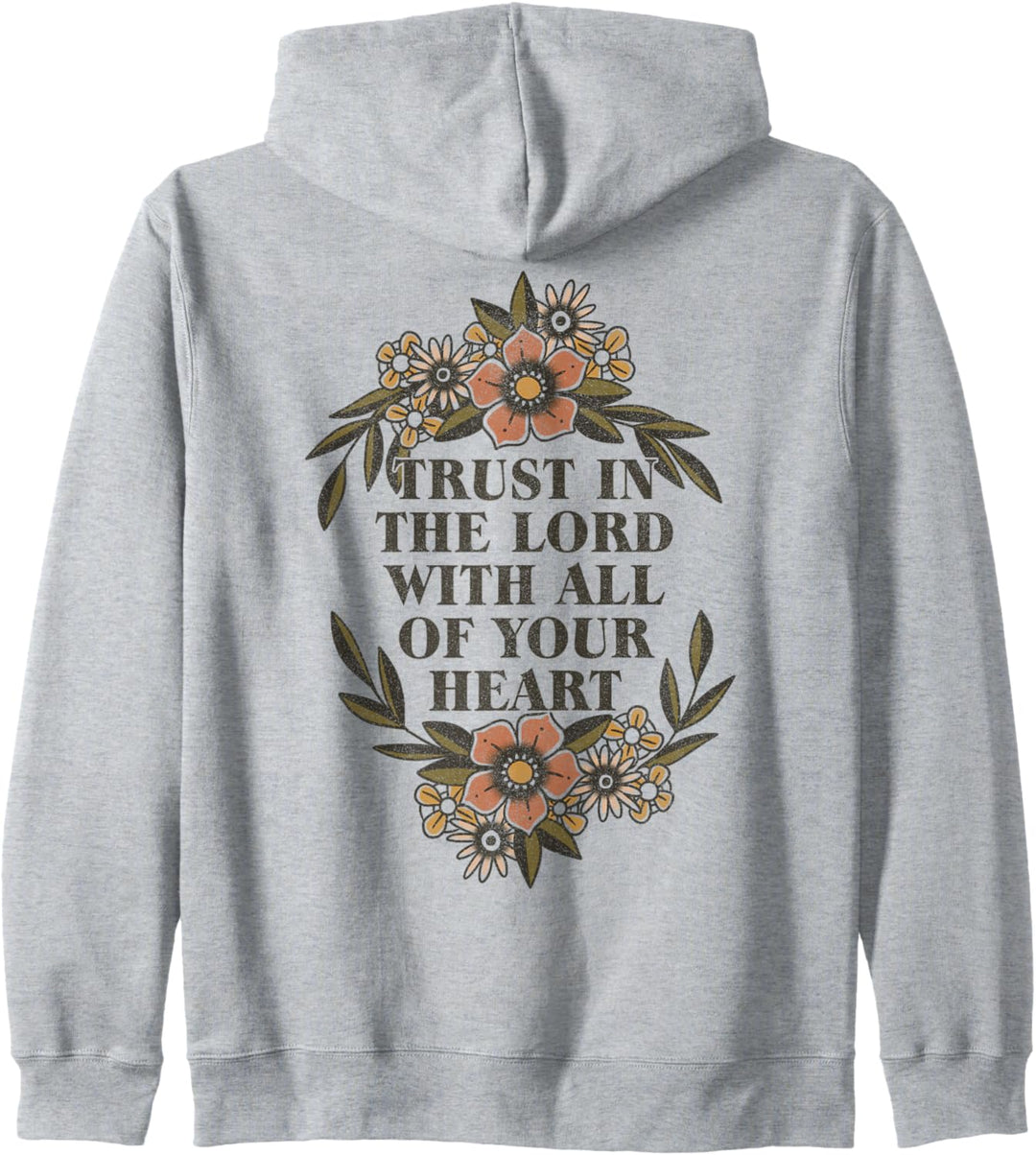 Trendy Proverbs 3:5-6 Trust In The Lord With All Your Heart Kapuzenjacke