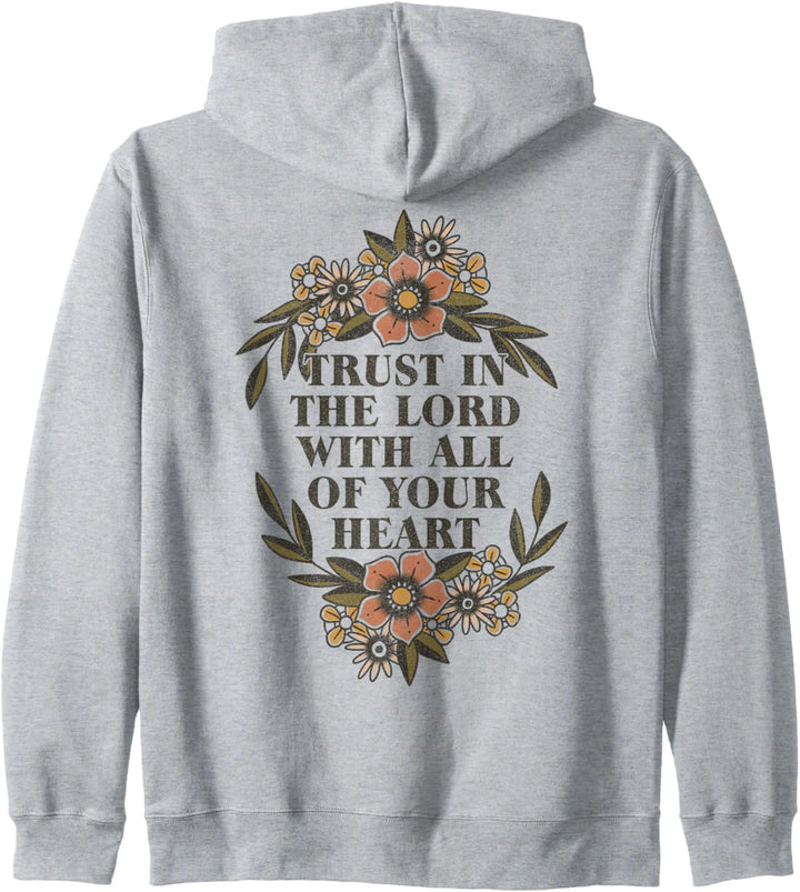 Trendy Proverbs 3:5-6 Trust In The Lord With All Your Heart Kapuzenjacke