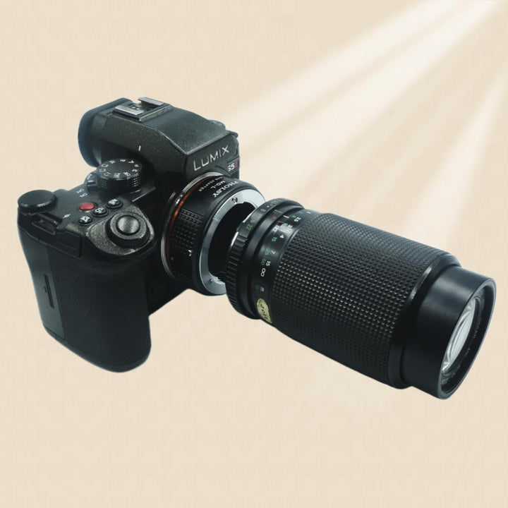 PHOLSY Objektivadapter Kompatibel mit Minolta Rokkor MD/MC/SR Mount Objektiv und L Mount Kameragehäu
