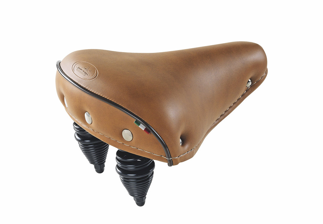 Selle Montegrappa Fahrradsattel Citysattel Cruisersattel Vinatge Sattel SM 110 IRIS Federgestell Mad