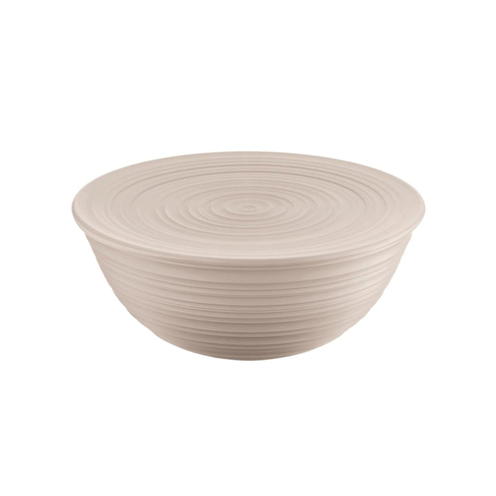 Guzzini - Tierra, Behälter XL mit Deckel - Taubengrau, Ø 30xh13 cm | 5000cc - 175001158 XL Taupe, XL