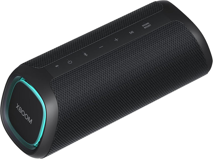LG XBOOM Go DXG7, tragbarer Bluetooth-Lautsprecher (40 Watt, Google Assistant, Siri, Beleuchtung), S
