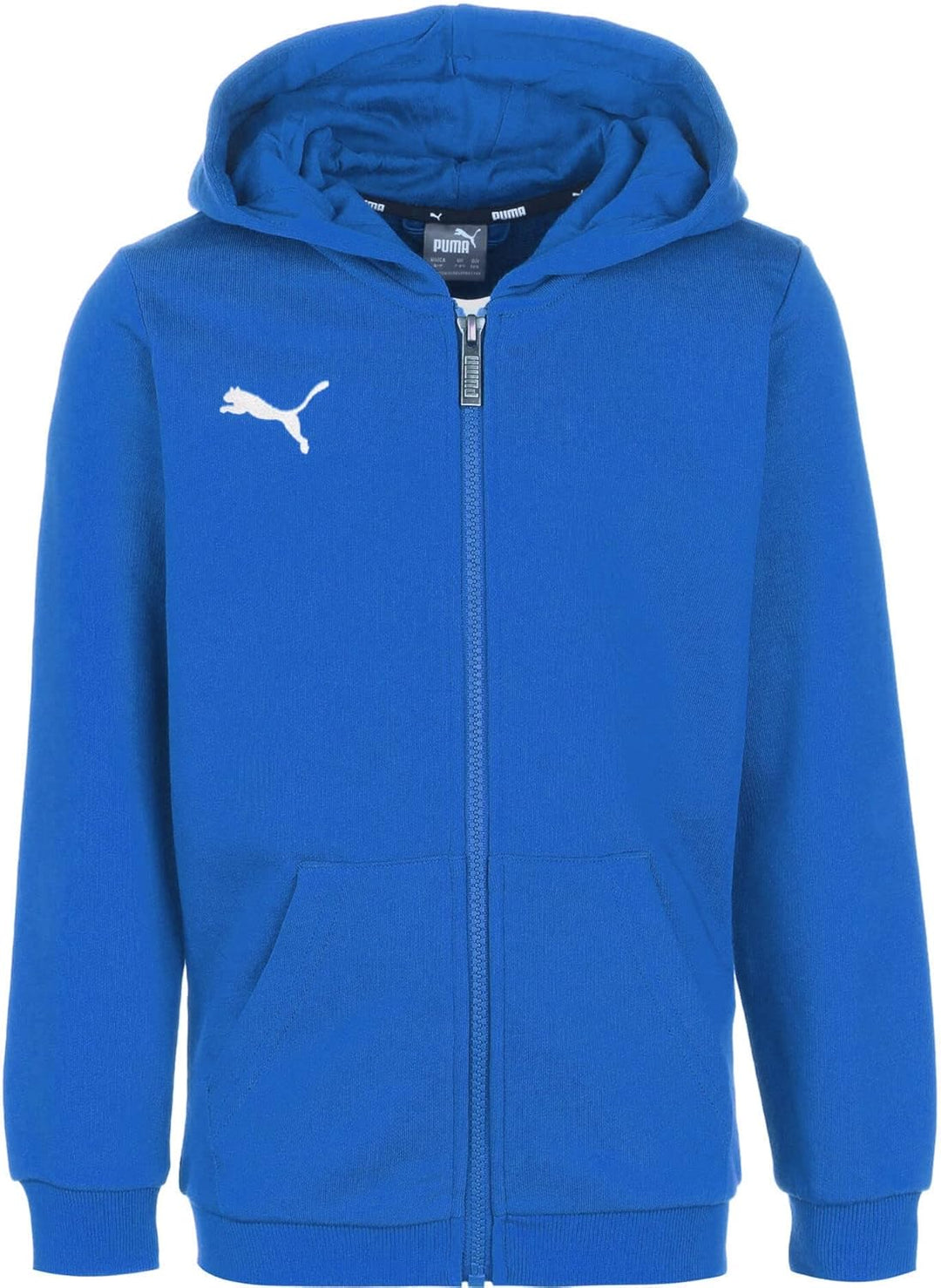 PUMA Jungen, teamGOAL 23 Casuals Hooded Jac Trainingsjacke 140 Electric Blue Lemonade, 140 Electric