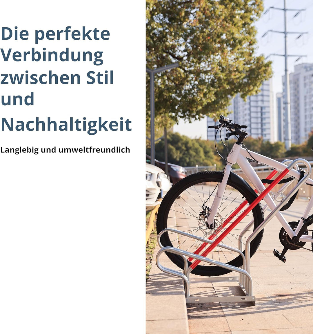 SCHULTE Regalwelt Fahrradparkständer E-Bike, für 2 Stellplätze, ca. 70x82x93 cm (LxHxB), modular, ve