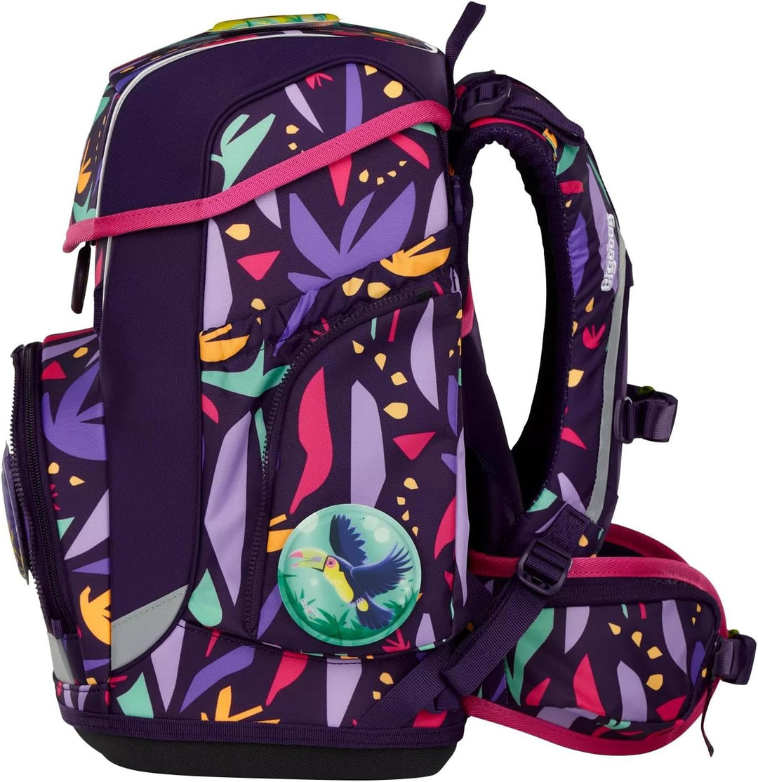 ergobag cubo Set ergonomischer Schulranzen Klassisch 5-teilig 1. Klasse Grundschule 20 L Ambärzonas