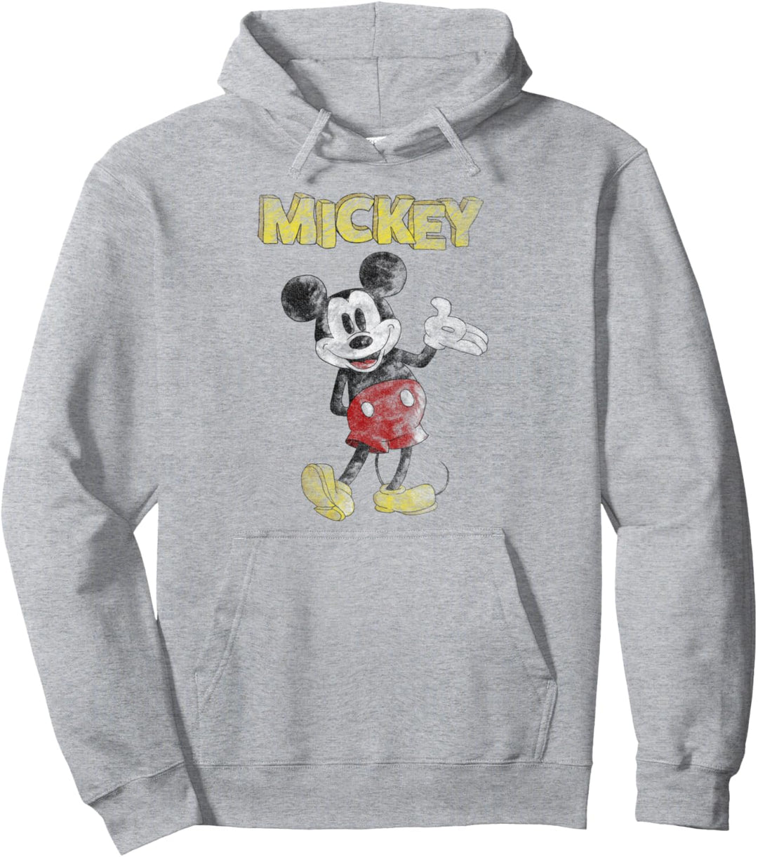 Disney Mickey & Friends Mickey Portrait Chalk Fill Pullover Hoodie
