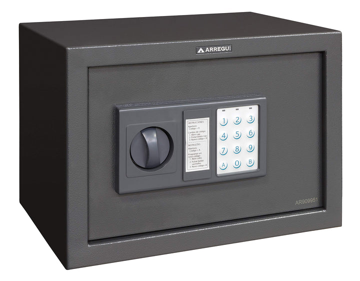 ARREGUI Class T20EB Möbeltresor | Möbelsafe aus Stahl mit Elektronikschloss, Haussafe mit programmie
