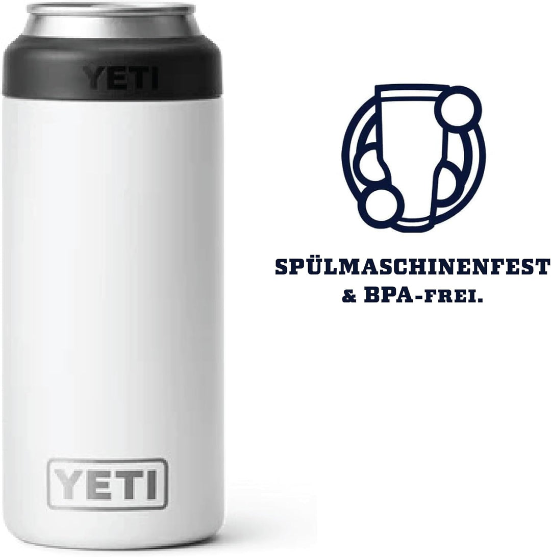 YETI Rambler Colster Dosenisolierer, White, 250ml White - 250ml, White - 250ml