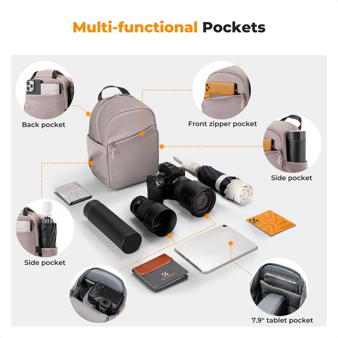 K&amp;F CONCEPT Kameratasche, Kamera Sling Tasche Schultertasche Fotorucksack Klein, Wasserdichter Kamer