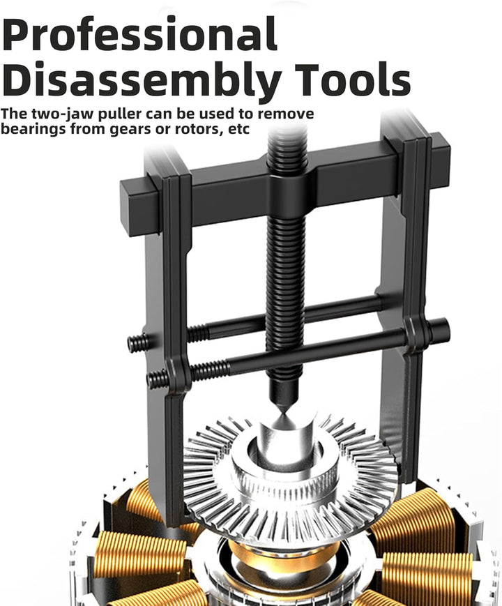 4 Abzieher Werkzeug 2''/3''/4''/6'' mit 2-Backen Lagerabzieher kugellager Abzieher Satz Für Motorrad