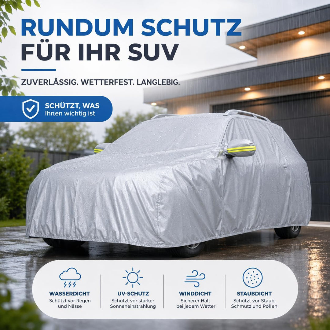 Autoplane SUV Abdeckplane - Auto Abdeckung & universale Autoschutzhülle - Autogarage - Car Cover - w
