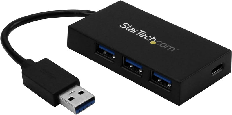 StarTech.com 4 Port USB 3.0 Hub - USB-A auf 3x USB-A und 1x USB-C - inklusive Netzteil - USB Hub - D