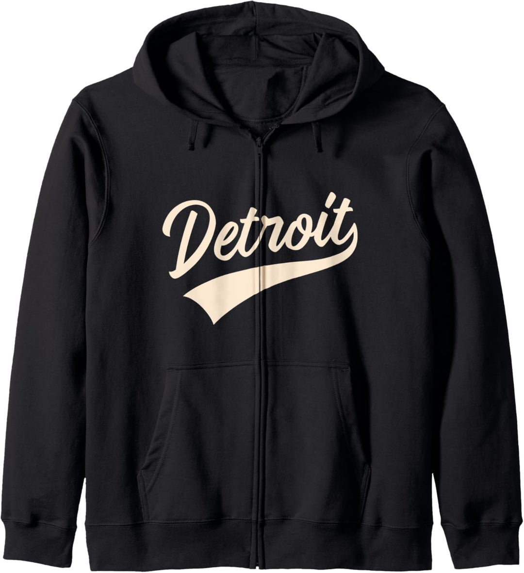 Classic Detroit Vintage Michigan Retro Motor City Kapuzenjacke