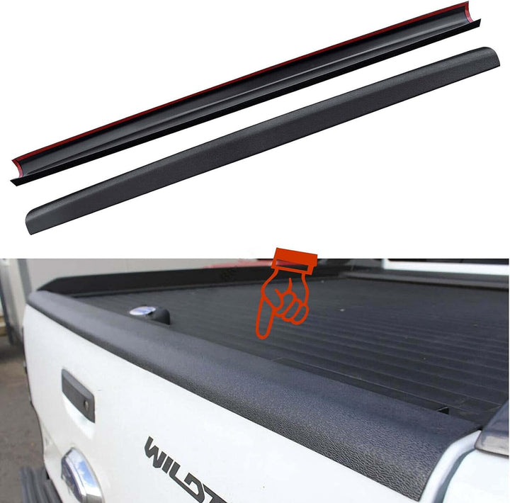 JHCHAN Heckklappen Schutzleiste Ladekantenschutz Abdeckung für Ford Ranger 2012-2020 T6 T7 T8 PX MK1