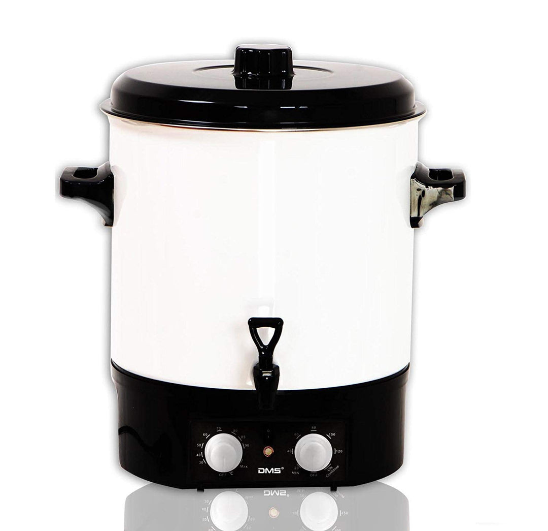 DMS® EA27.T Einkochautomat 27 Liter Einkochtopf Glühweintopf Heissgetränkeautomat Zeitschaltuhr bis