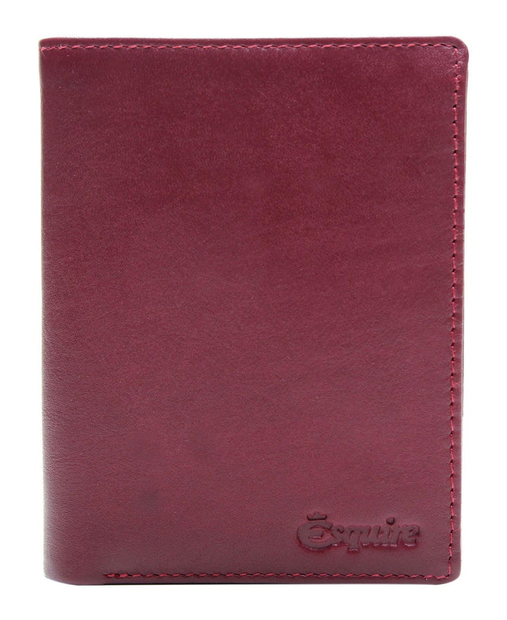 Esquire Peru Geldbörse RFID Leder 9,5 cm Einheitsgrösse Rot, Einheitsgrösse Rot