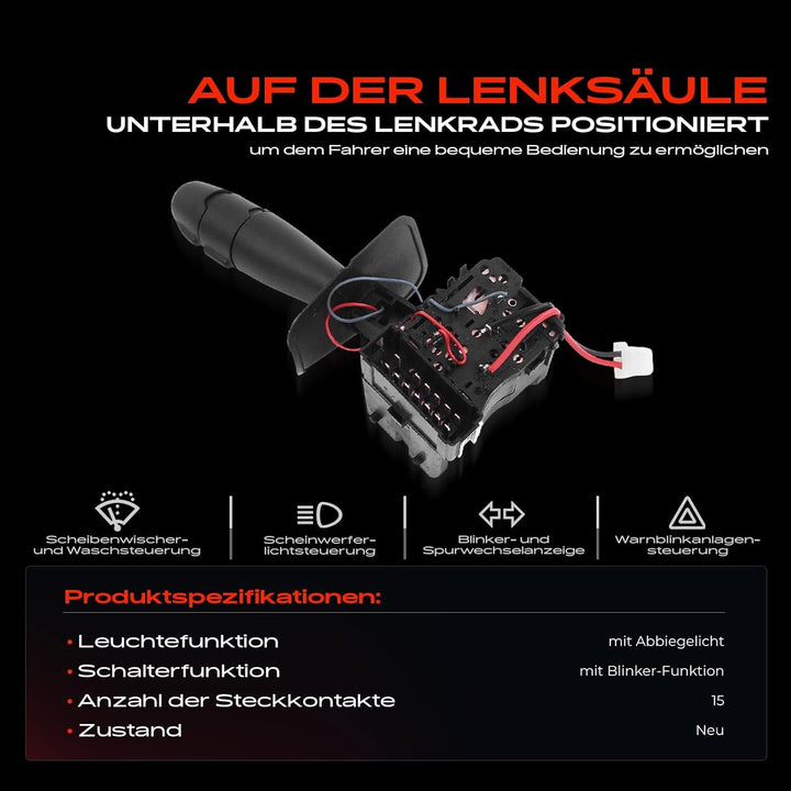 Kombischalter Lenkstockschalter für Megane I BA0/1 EA0/1 Coach DA0/1 Grandtour KA0/1 Klasseic LA0/1