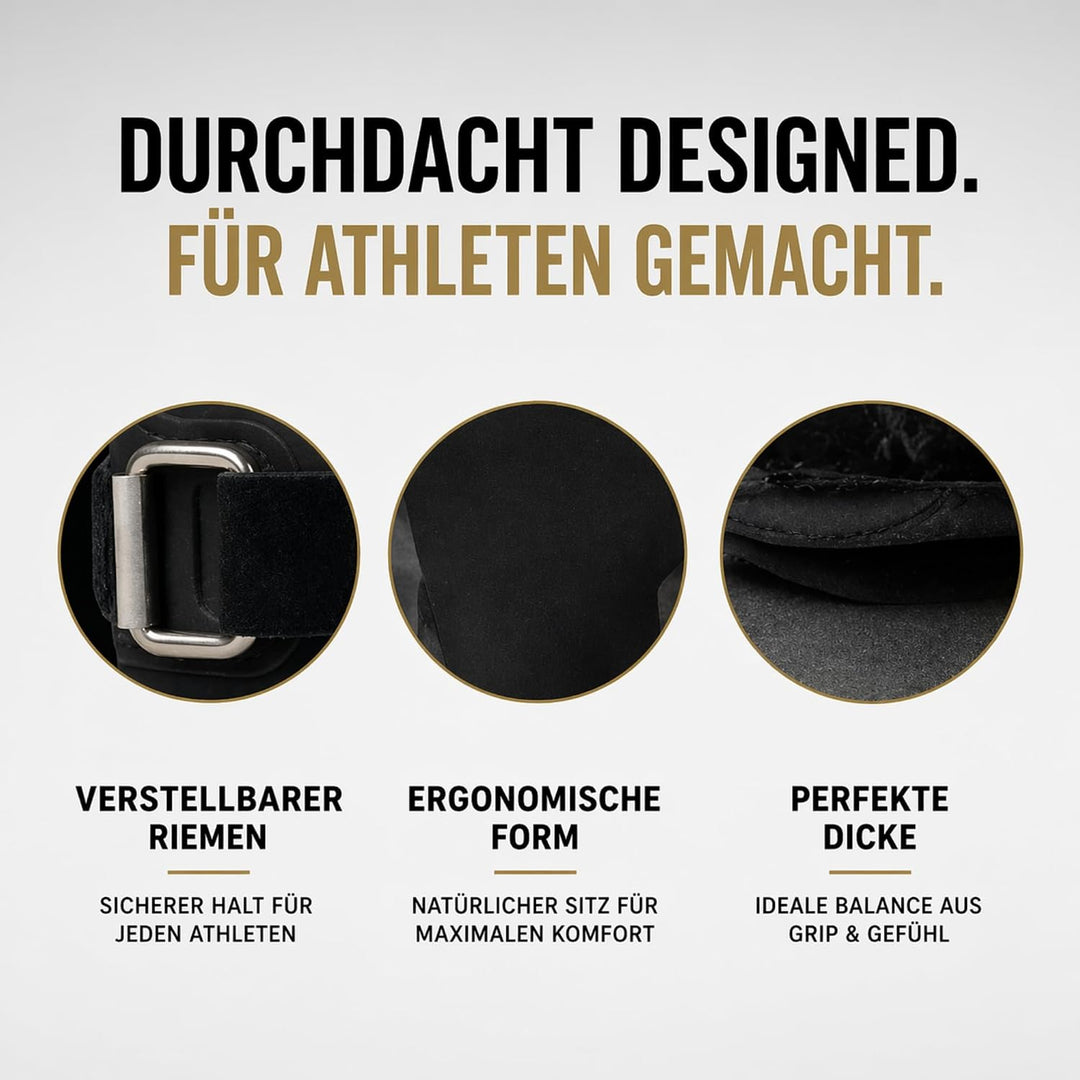 Lifters Hand Grips Elite Series – Starker Grip ohne Chalk – CrossFit &amp; Functional Fitness Griffpolst