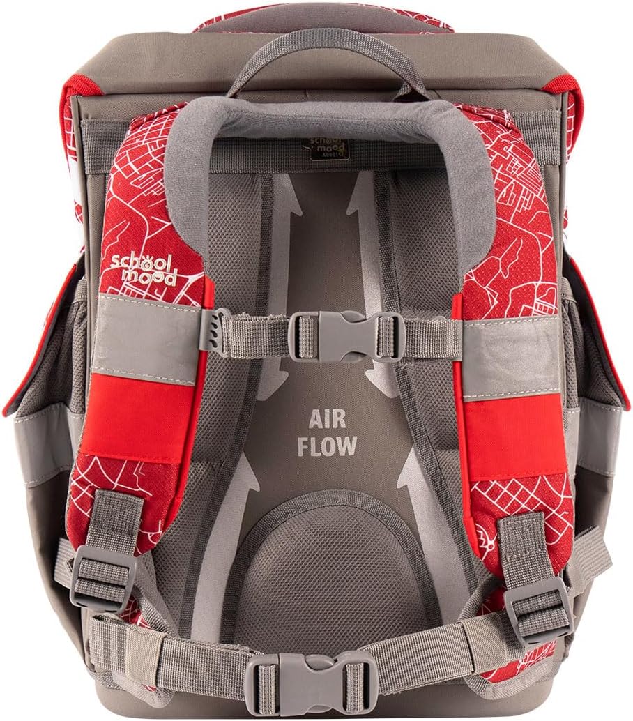 Familando - School Mood Timeless Air+ Schulranzen Set 6-teilig mit Federmappe - Sonder-Edition RB Le