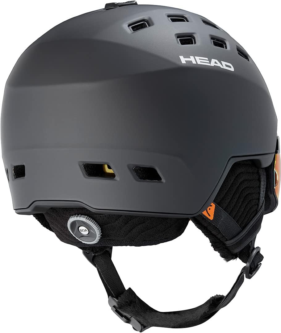 Head Skihelm Radar 5K MIPS Black Alpinski Helm mit Visier 2023 M/L (56-59 cm), M/L (56-59 cm)