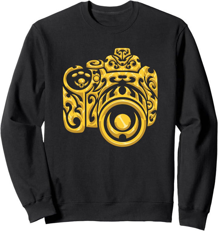 Digital Kamera mit Ornament - Fotografie Sweatshirt