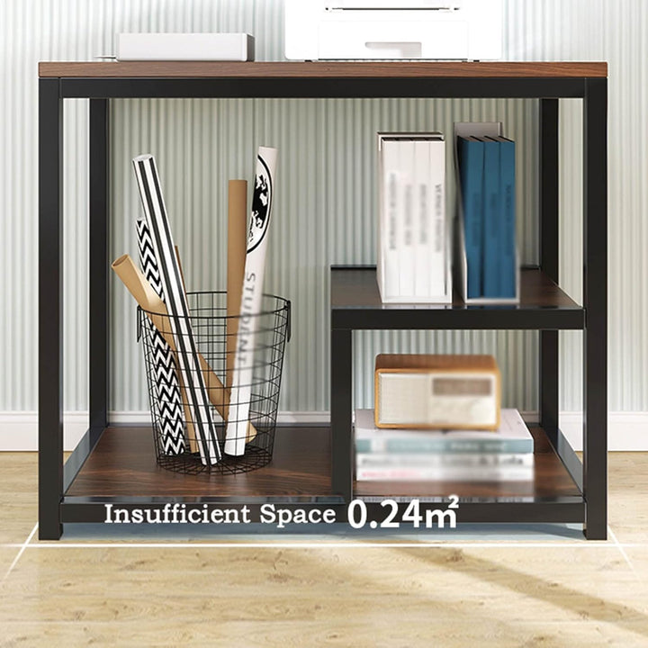 TOMYEUS Druckerständer Floor Drucker Stand Rack Office Desktop Kopierer Multifunktional Doppelschich