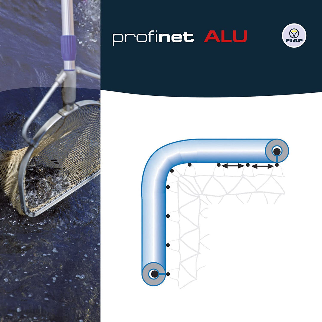 FIAP profinet ALU 300 MW: 15 mm - Maschenweite 15 mm - PROFI - Fischkescher - Material Aluminium - K