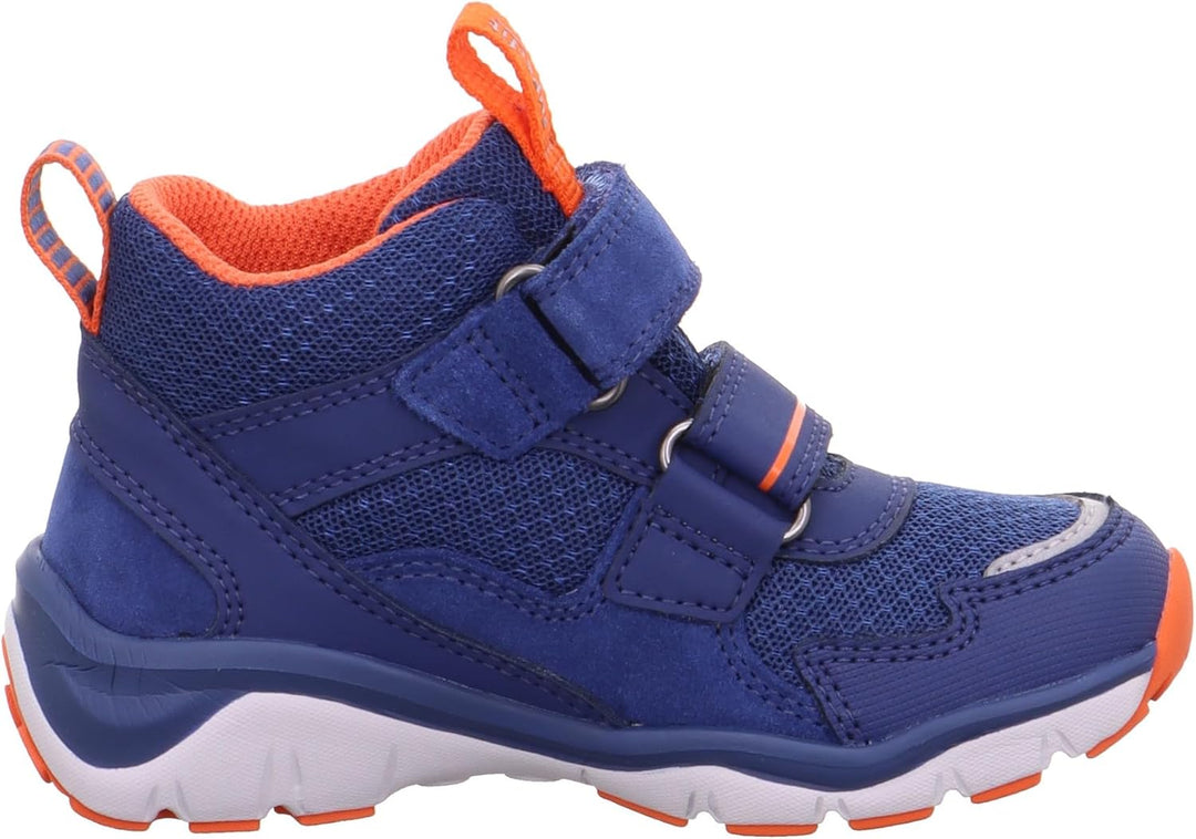 Superfit Jungen SPORT5 leicht gefütterte Gore-Tex Sneaker 22 EU Weit Blau Rot 8040, 22 EU Weit Blau