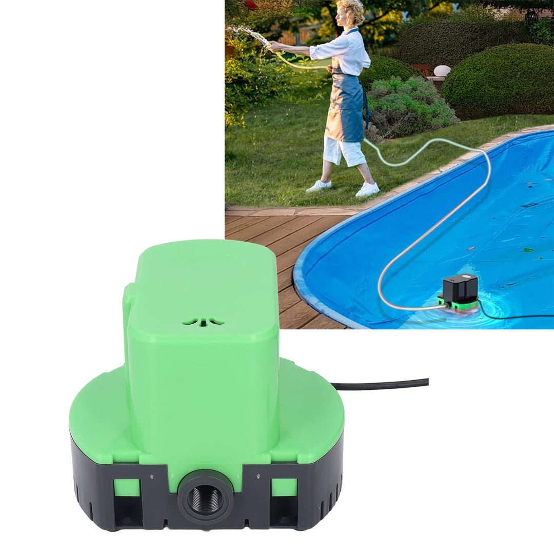 Automatische Entwässerungspumpe für Poolabdeckungen, 1200 GPH, Yacht-Wasserentwässerungspumpe für Sc