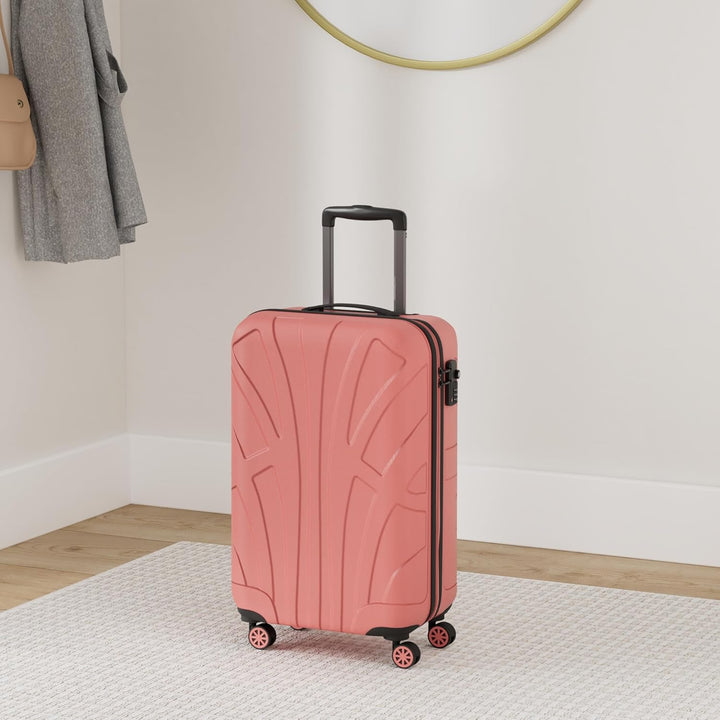 suitline Handgepäck Hartschalen-Koffer Koffer Trolley Rollkoffer Reisekoffer, TSA, 55 cm, ca. 34 Lit
